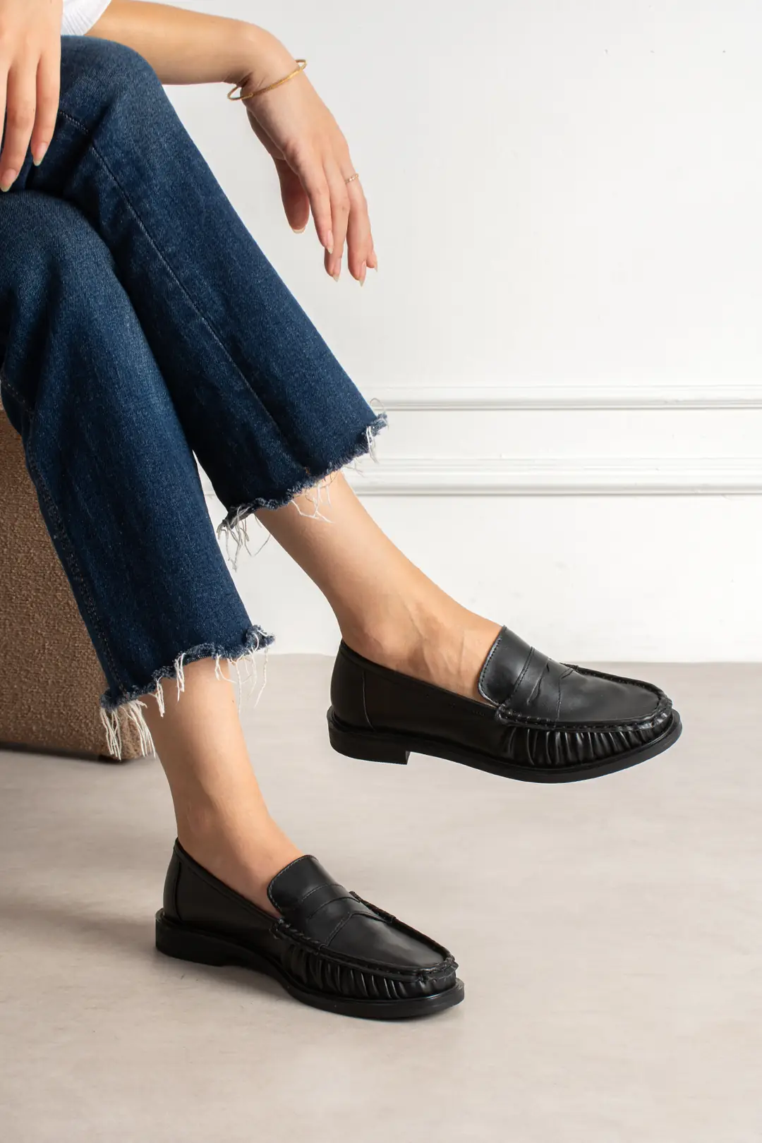 Masie El Dikişli Loafer Kadın Ayakkabı